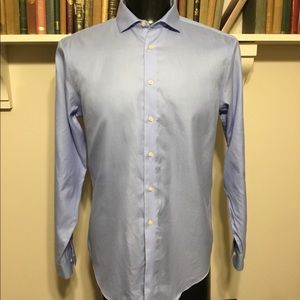 Blue Calvin Klein slim fit dress shirt